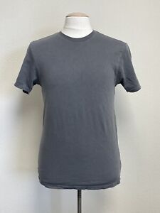 Talentless Premium Grey Short Sleeve Crew Neck Dyed Cotton T-Shirt Size M