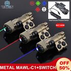 Tactical Metal Upgraded MAWL-C1 Red Green Blue IR Laser White Led Light Strobe