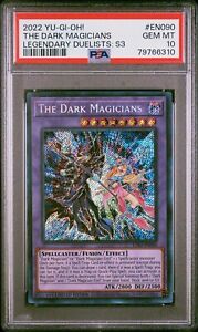 Yugioh PSA 10 2022 The Dark Magicians LDS3-EN090 Secret Rare (STOCK PHOTO)
