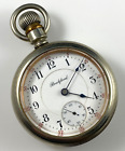 Rockford 925 Pocket Watch 18s 17j Good Balance Action Parts Repair AS IS