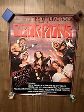 Vintage Scorpions Rock Promotional Poster 1985