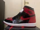 SIZE 12 Nike Air Jordan 1 Patent Bred OG High Chicago lost and found 555088 063