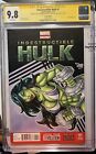 Indestructible Hulk #1 Marvel Blank Variant CGC SS 9.8 Garrett Blair She-Hulk