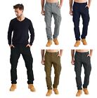 Mens Cargo Combat Work Trousers Chino Cotton 6 pocket full Pant size 32-44
