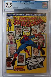 Amazing Spiderman # 121 Marvel Comics, 6/1973 CGC 7.5 White Pages