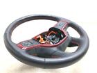 2019-2021 DODGE RAM 1500 REBEL LEATHER WRAPPED STEERING WHEEL BLACK/RED *WEAR* (For: Ram Limited)
