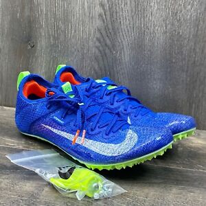 Nike Men's Zoom Superfly Elite 2 Track & Field Sprinting Spikes Blue CD4382-400