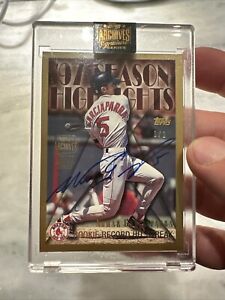 New Listing2022 topps archives certified signatures 1/1 Auto Nomar Garciaparra 97* RC #268