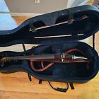 Left Handed Electric Cello, Cherry Wood Finish  / includes Bellafina Hard Case
