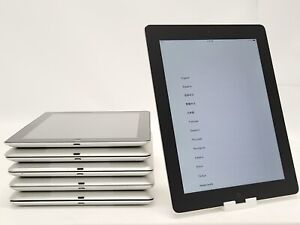 Lot of (10) Apple iPad 4th Gen WiFi Only 16GB Battery Health: 86-93% Good No AC