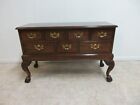 New ListingHenredon 18th Century Mahogany Ball Claw Server Sideboard Console Cabinet