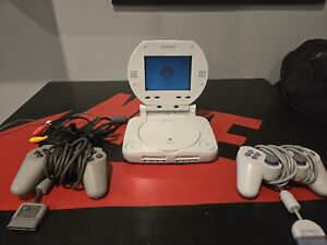Sony Playstation PS One Console w/ LCD Screen, 2 Controllers, One Game