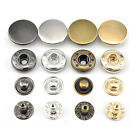 10Set Metal Press Studs Snap Button Fasteners Sewing Clothes Bags Garments 145AU