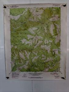 USGS Topo Map 7.5 Min Vintage : Onion Valley, CA 1971 BEAUTIFUL Rare Map