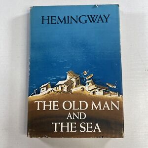 THE OLD MAN AND THE SEA by Ernest Hemingway 1952 HC DJ 1st Edition W Book Club