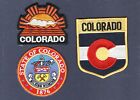 Set of 3 COLORADO State Flag Hat Jacket Patriotic Travel Swag Embroidered Patch