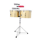 Latin Percussion LP1516S Thunder Timbales Standard Stainless Steel