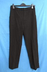 SUSAN GRAVER QVC Women's Comfy BLACK CHELSEA STRETCH Straight Leg Dress Pants 10