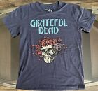Chaser Grateful Dead Skull & Roses Blue Band Tour Concert T-Shirt L