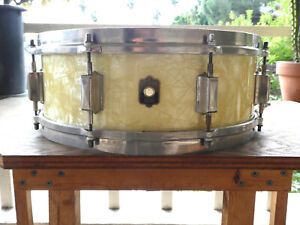 Leedy Broadway Standard Solid Mahogany Snare Drum 14 x 5 1/4 from 1937