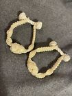 PAIR Vintage Nautical Beckets Sailor Knot Sea Chest Handles