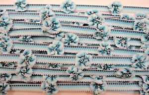 Beaded Floral Trims Scrapbook Applique Sewing Craft DIY Ribbon 5 Yds