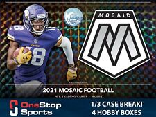 NEW ORLEANS SAINTS - 2021 Panini Mosaic Football - 4 HOBBY BOX BREAK #1