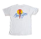 Vtg MAUI JIM Sunglasses Promo White Parrot Maui Hawaii T Shirt Size Large