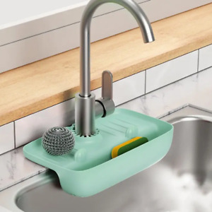 Sink Caddy Organizer & Dish drain, Kitchen, Bathroom, RV Drain Rack & splash mat
