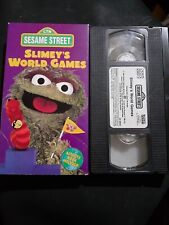 Slimey’s World Games (1996 VHS) Rare Sesame Street Oscar Grouch No Activity Book