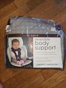 JJ Cole Reversible Body Support Graphite for Car Seat and Stroller