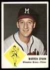 1963 Fleer Warren Spahn Milwaukee Braves #45 C08
