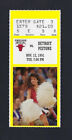 MICHAEL JORDAN - 1991 NBA DETROIT PISTONS @ CHICAGO BULLS TICKET STUB - NOV 12