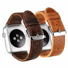 Leather Apple Watch Band For iWatch Series SE 6 5 4 3 2 1 38mm/40mm 42mm/44mm