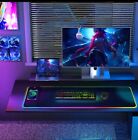 FAST 15W Wireless Charging RGB Gaming Mouse Pad, LED Mouse Pad 800x300x4MM