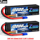 2x Zeee 4S Lipo Battery 14.8V 10000mAh 120C EC5 Softcase for RC Car Truck Heli