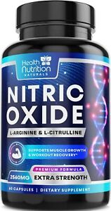 Nitric Oxide Booster w/ L-Arginine 2010mg Highest Potency Muscle Pump Supplement
