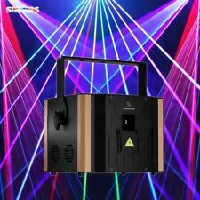 12W Animation ILDA 2D3D Laser Light Full Color DJ Disco Party stage lighting
