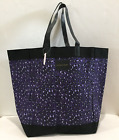 Victoria's Secret  Purple Leopard Getaway Tote Bag