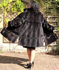 Fur Coat Velvet Mink Fur Reversible Fur Lubert de Cologne Soft Weasel Black