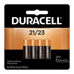 4 Pack Duracell A23 12 Volt Batteries MN21 MN23 23AE 21/23 GP23 23A 23GA