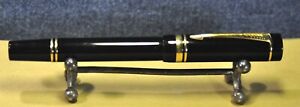 PARKER  Duofold  International  Old Style  ONYX  BLACK&GT  Rollerball pen 1992's