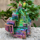 225G ram Bismuth rainbow crystal elementBi gemstone Mineral specimen healing