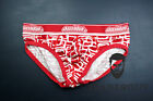 AussieBum Men red shapeshift print wonderjock pro modal brief underwear Size S M
