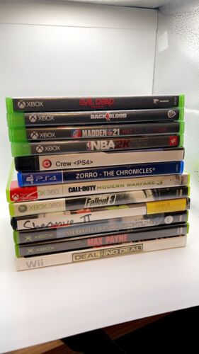 New ListingXbox, PlayStation, And Wii Game Lot - 27 Games - Tested  - Wholesale