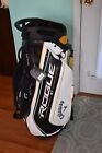 Callaway Golf Rogue ST Double Strap Staff Stand Bag, White/Black/Gold