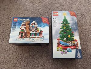 LEGO Seasonal: Christmas Tree (40338) And Gingerbread House (40337)