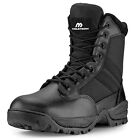 Black Waterproof Boots Military Tactical Work Boots Hiking Motorcycling Boots