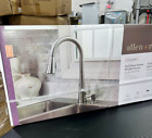 Allen + Roth Tolland Touchless Stainless Steel Kitchen Faucet & Soap Dispenser