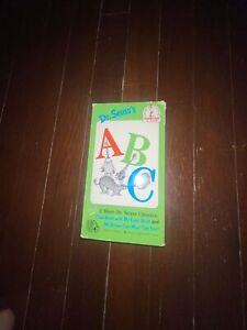 Dr Seuss's ABC Read Eyes Shut Mr Brown Can Moo Can You (VHS,1989)